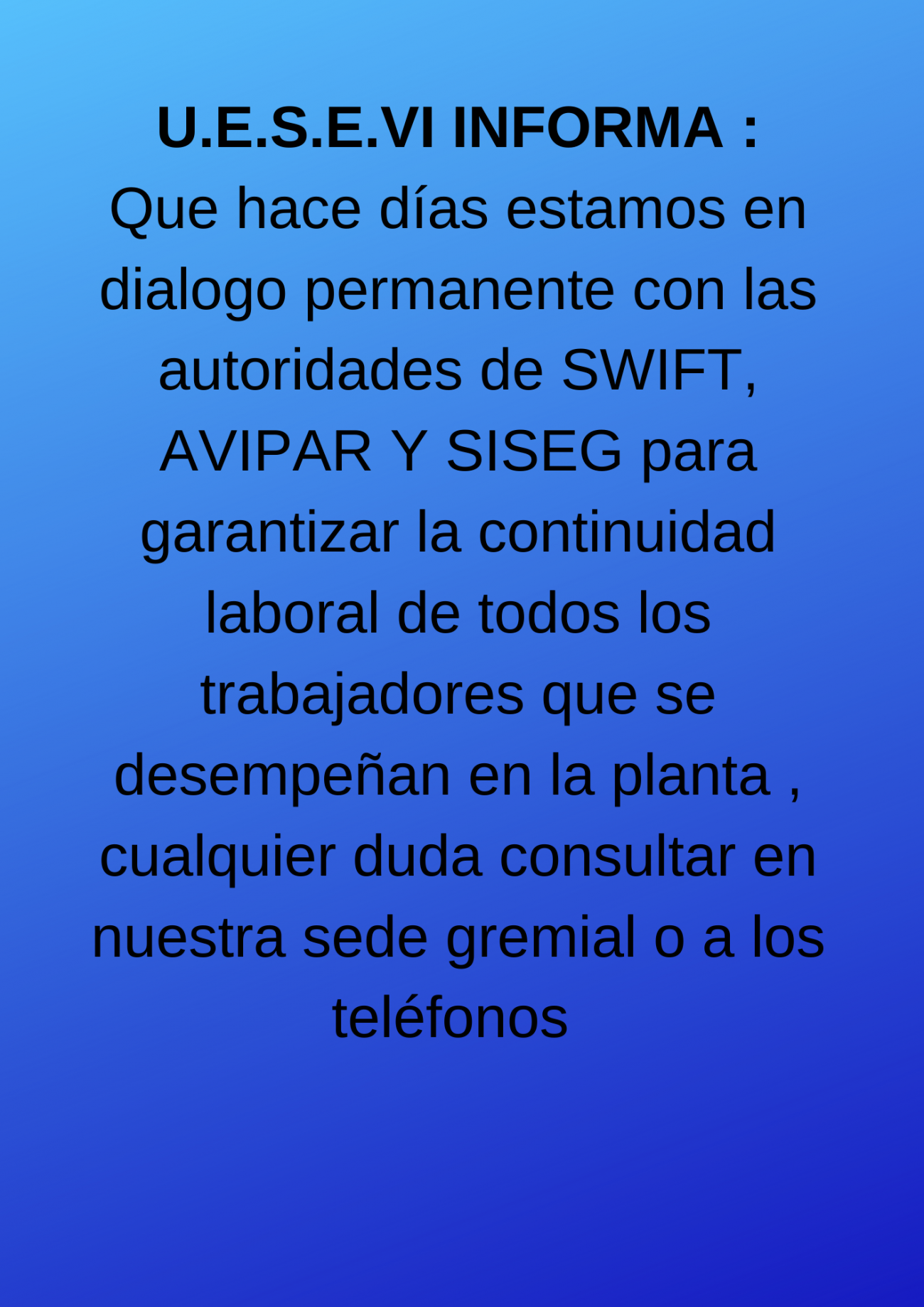 Comunicado