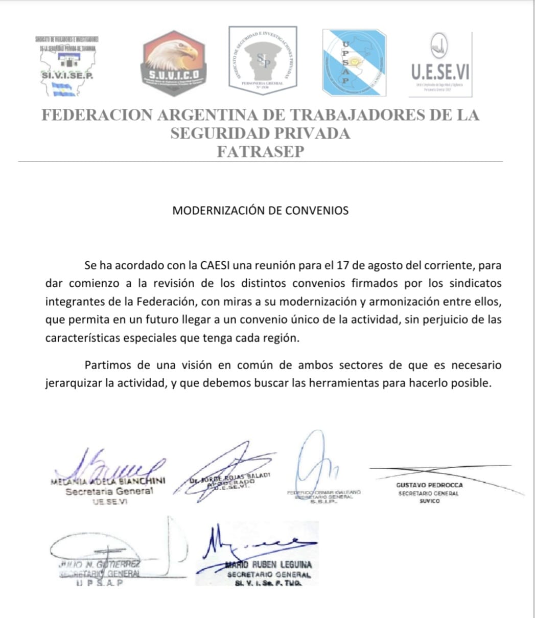 COMUNICADO FATRASEP 29/07/2022