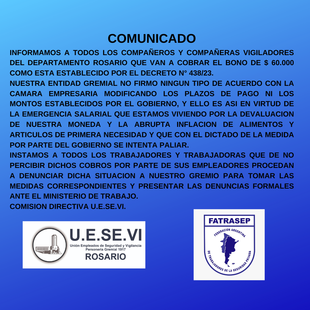 INFORMACION IMPORTANTE PARA TRABAJADORES TRABAJADORAS Y EMPRESAS
