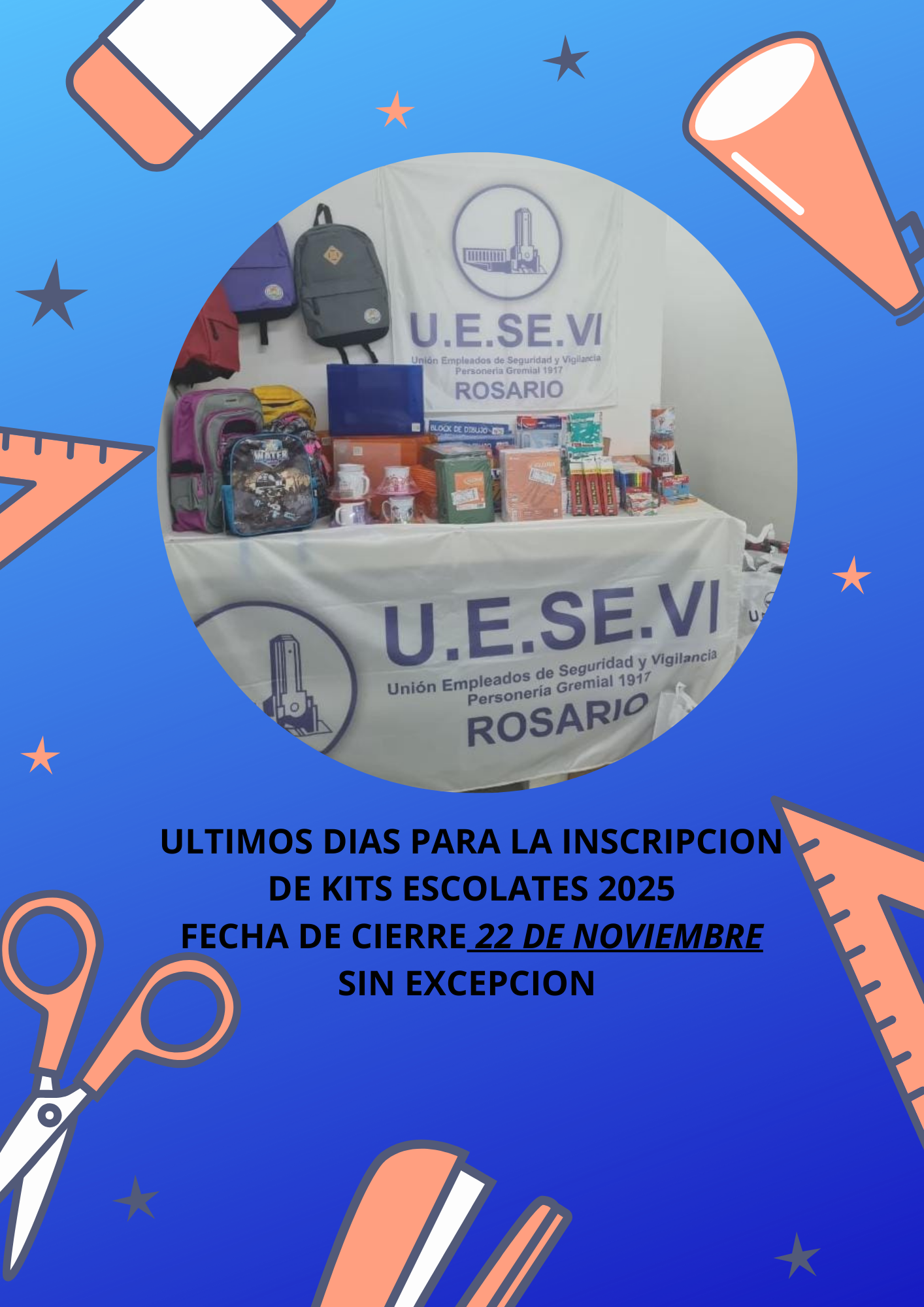 INSCRIPCION KITS ESCOLARES 